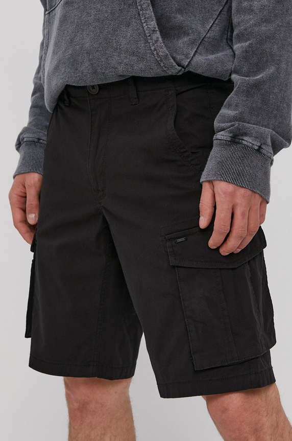 Only & Sons Szorty z elastanem czarny 22019487