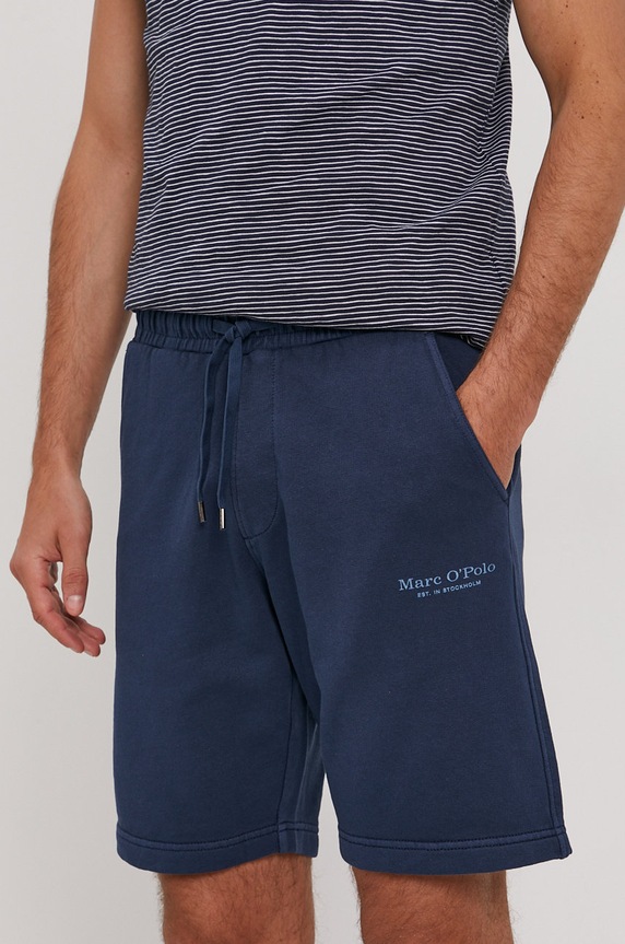 Marc O'Polo Szorty dzianina granatowy M23410017012