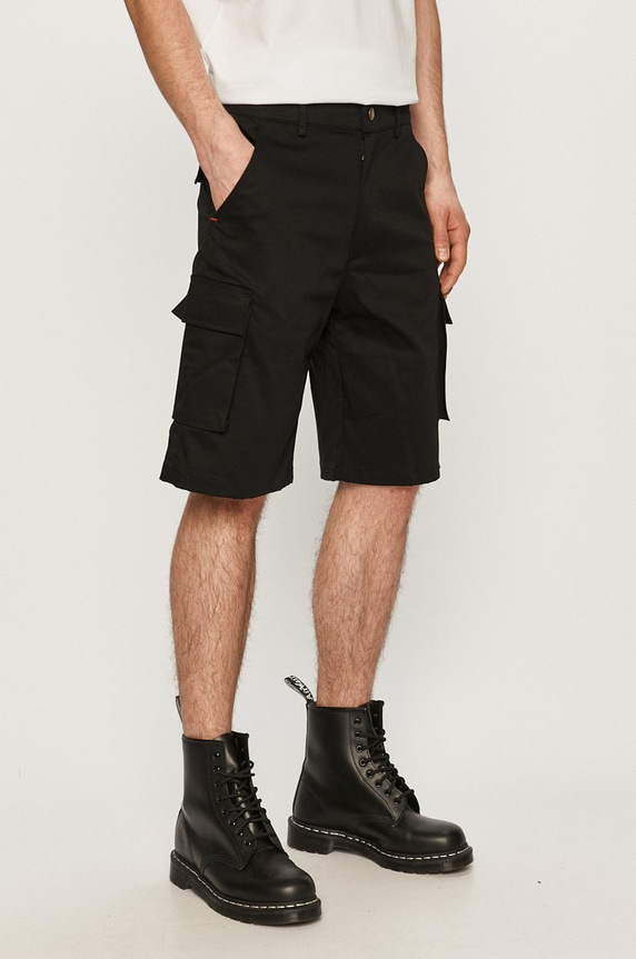 CAT Footwear - Szorty tkanina czarny 2820090.10158