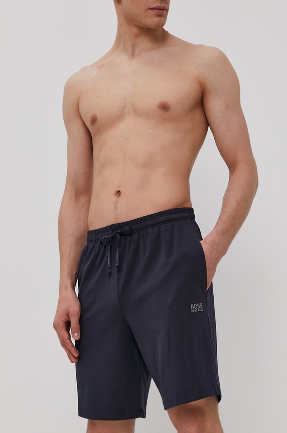 BOSS Szorty 50440423.NOS z elastanem granatowy 50440423.NOS