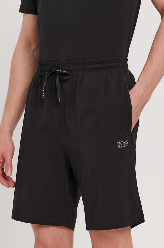 BOSS Szorty 50440423.NOS z elastanem czarny 50440423.NOS