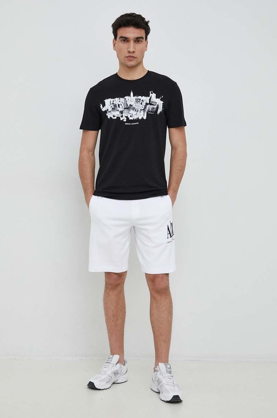 Armani Exchange rövidnadrág 8NZSPA.ZJ1ZZ.NOS fehér AA00