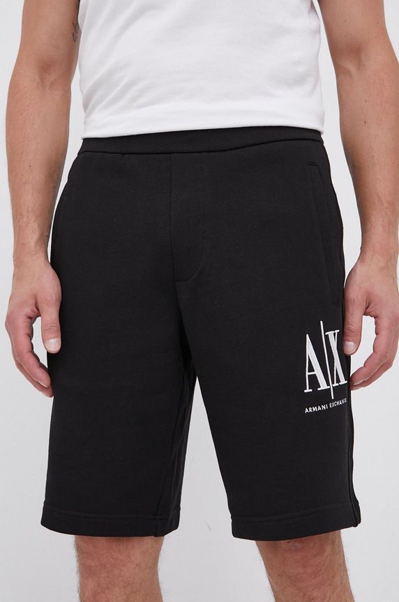 Armani Exchange rövidnadrág 8NZSPA.ZJ1ZZ.NOS fekete AA00