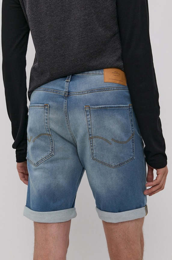Oblečenie Rifľové krátke nohavice Jack & Jones 12166263 modrá