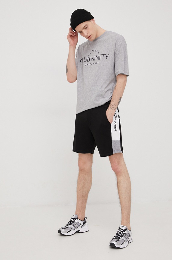 Jack & Jones szorty 12198008.Black czarny AA00