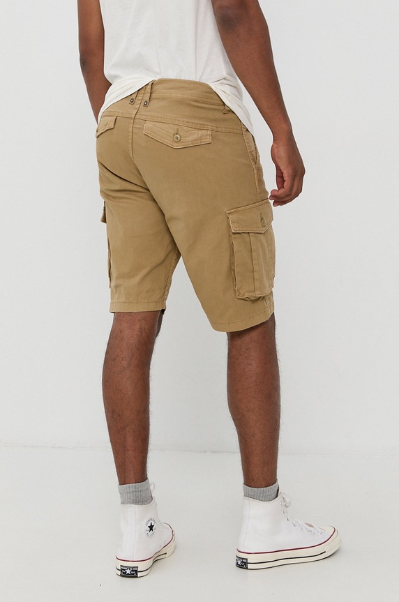 Oblečení Kraťasy Jack & Jones 12184905.Kelp hnědá