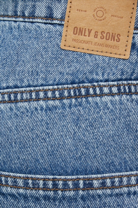 Only & Sons szorty jeansowe niebieski 22021908.BlueDenim