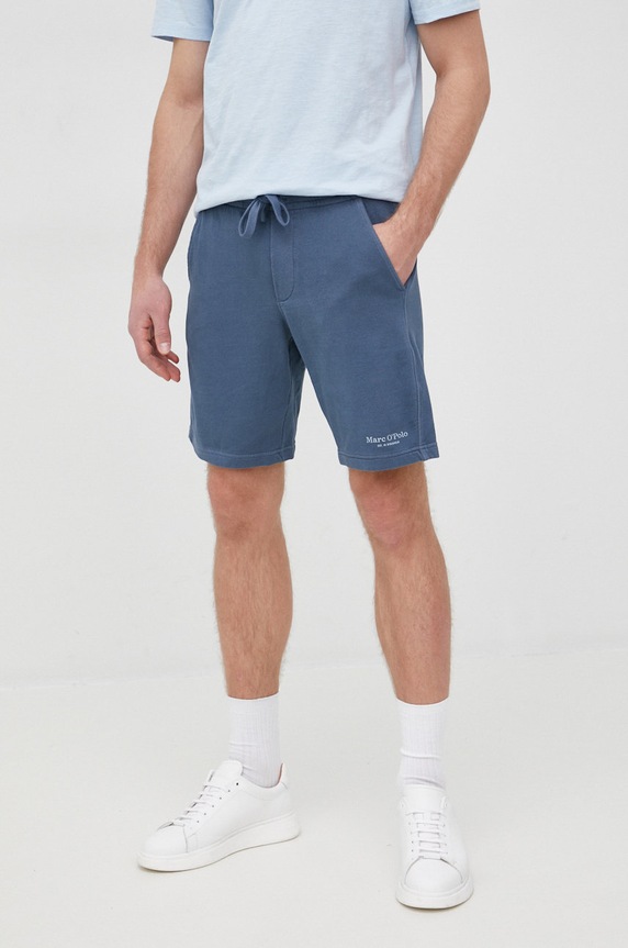 Marc O'Polo szorty bawełniane bawełna granatowy M23400317028
