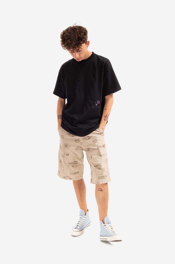 Carhartt WIP cotton shorts Regular Cargo I015999. brown AA00