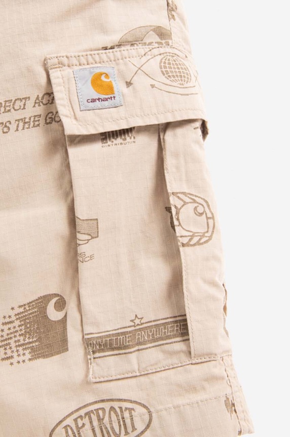 Carhartt WIP cotton shorts Regular Cargo brown I015999.