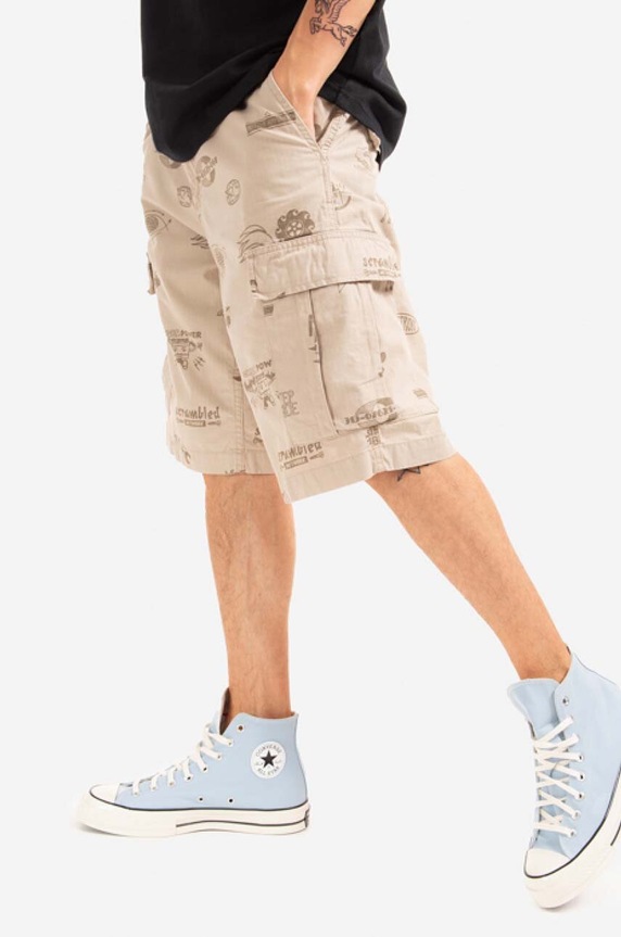 Carhartt WIP cotton shorts Regular Cargo I015999. brown