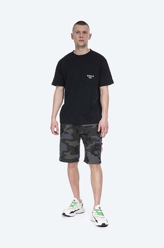 Alpha Industries shorts X-Fit Cargo Short Camo 166301C.125 gray AA00