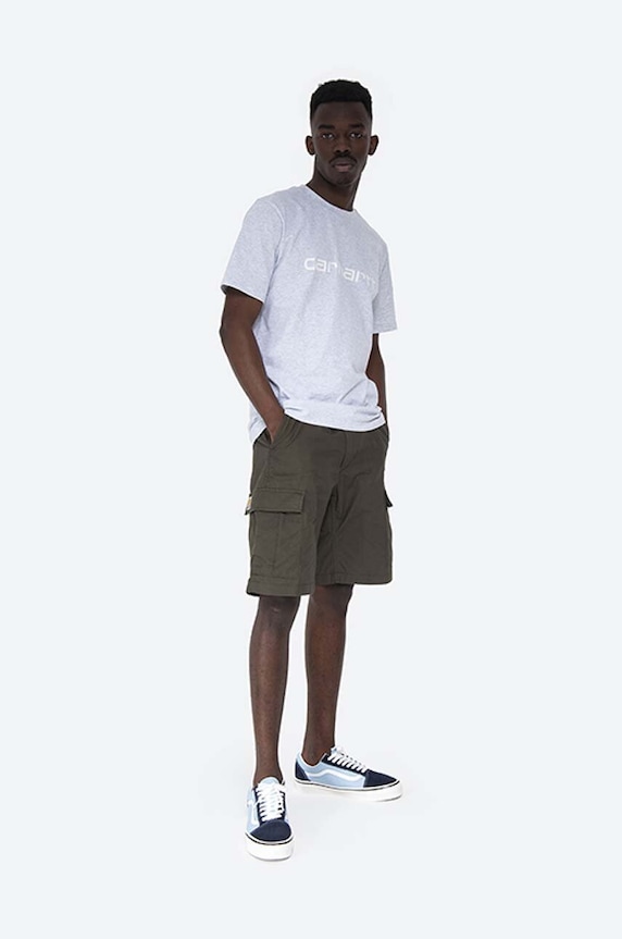 Carhartt WIP shorts Aviation Short I028245.CYPRESS green AA00