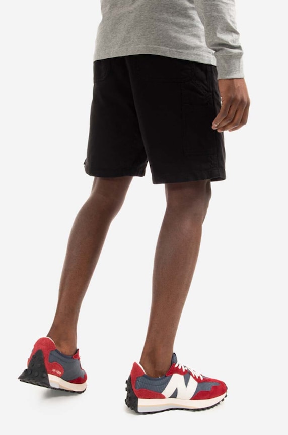 Abbigliamento Carhartt WIP pantaloncini in cotone Flint Short I030480.BLACK nero