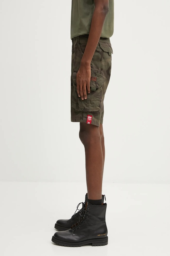Σορτς Alpha Industries 196201.415 πράσινο SS26