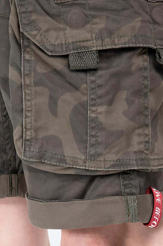 Šortky Alpha Industries zelená 196201.415
