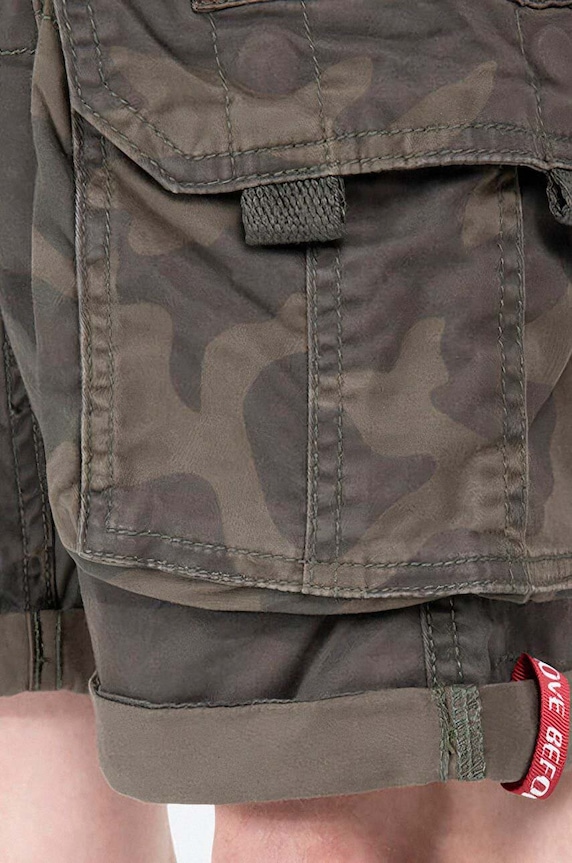 Šortky Alpha Industries zelená 196201.415