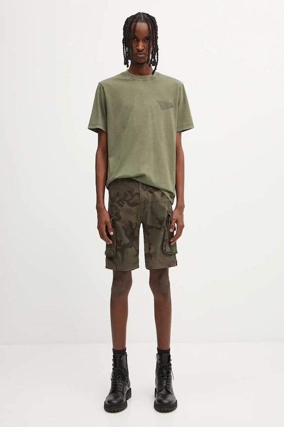Σορτς Alpha Industries πράσινο 196201.415