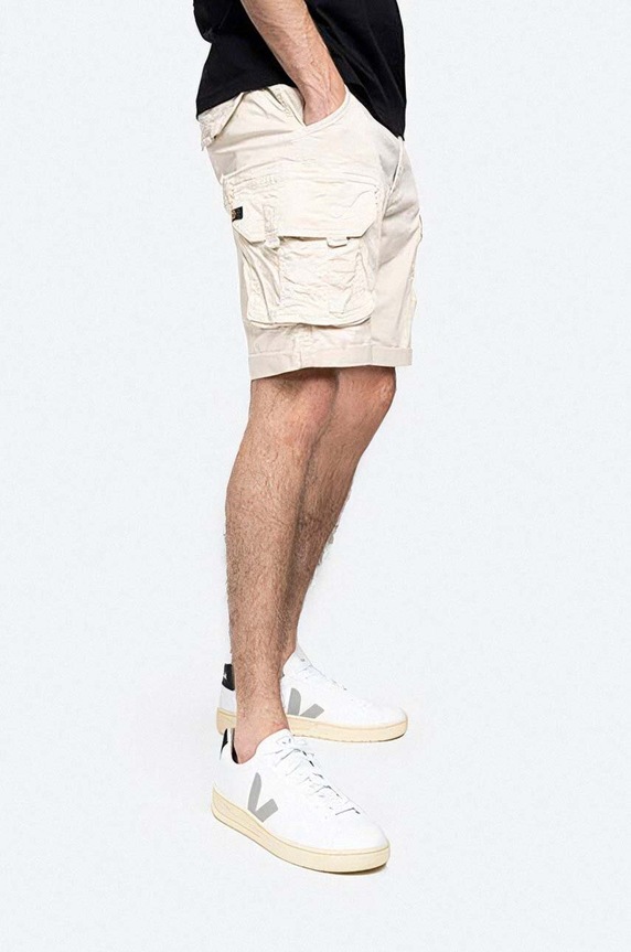 Bavlněné šortky Alpha Industries Crew Short 176203.578