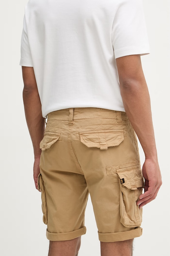 Odzież Alpha Industries szorty męskie Crew Short 176203 14 176203.14 beżowy