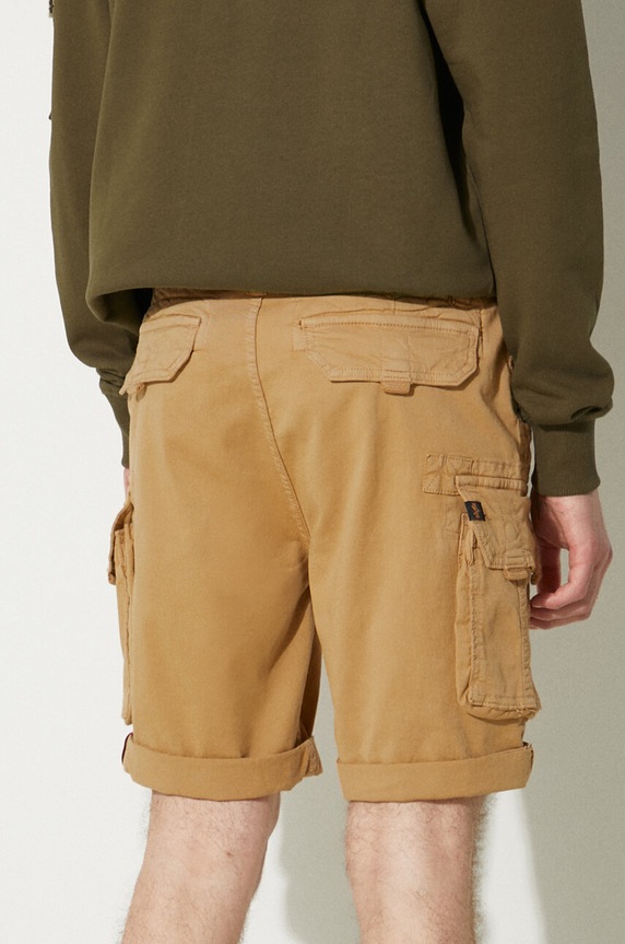 Îmbrăcăminte Alpha Industries Crew Short pantaloni scurți pentru bărbați 176203.14 bej