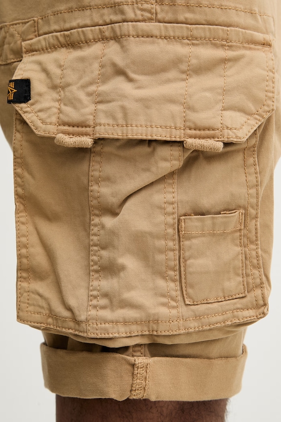 Alpha Industries szorty męskie Crew Short 176203 14 beżowy 176203.14