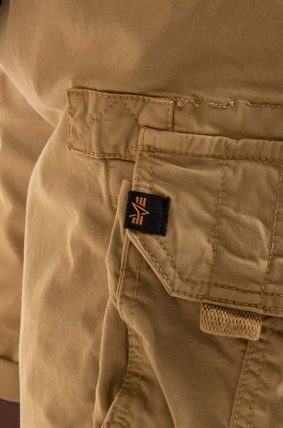 Alpha Industries szorty męskie Crew Short 176203 14 176203.14 beżowy