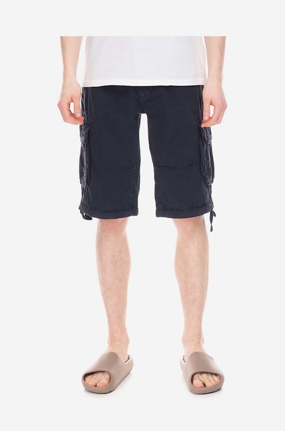 Bavlnené šortky Alpha IndustriesJet Short 191200.07 tmavomodrá SS25
