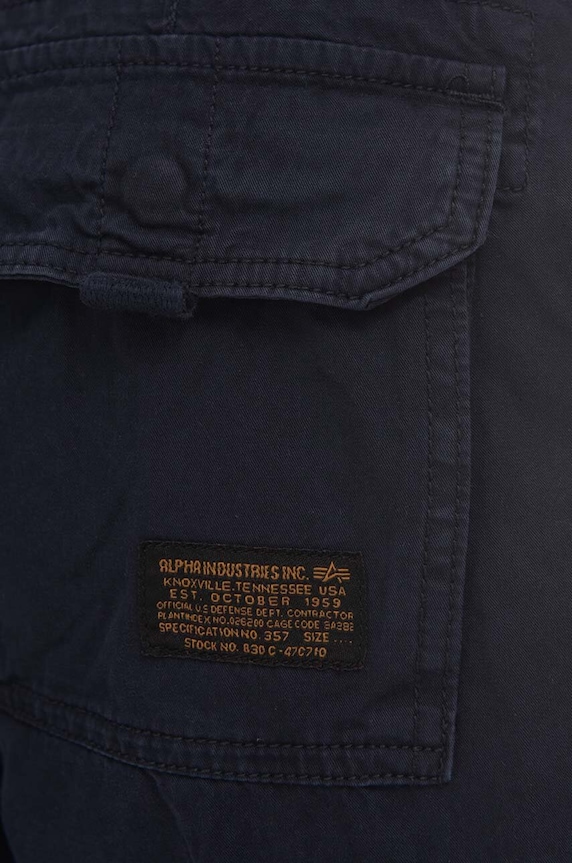 Bavlnené šortky Alpha IndustriesJet Short tmavomodrá 191200.07
