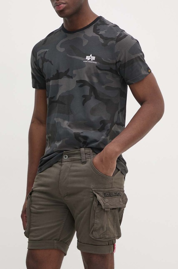Alpha Industries szorty Crew zielony 176203.136