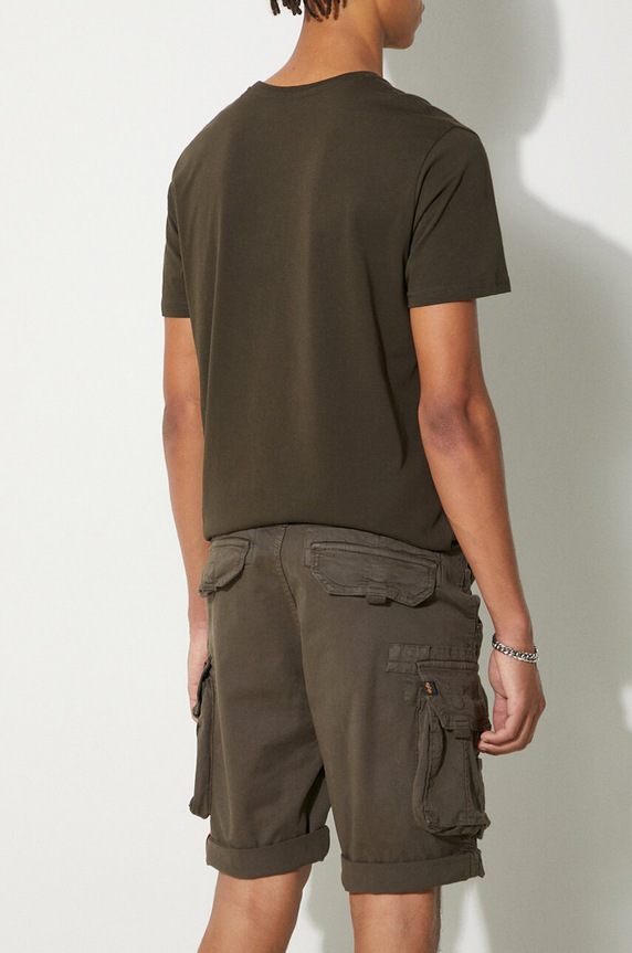 Alpha Industries szorty Crew zielony 176203.136