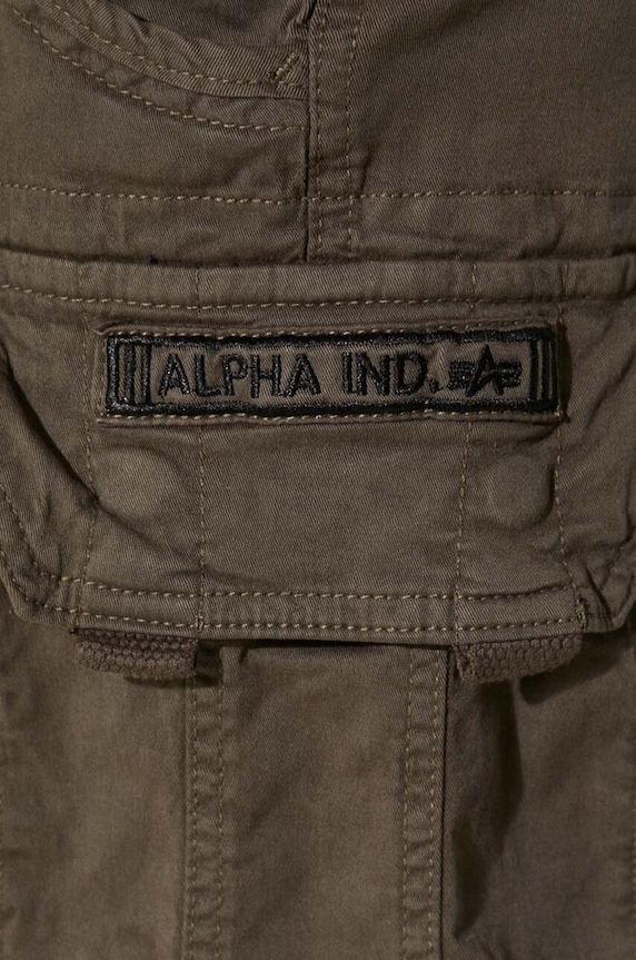 Alpha Industries szorty Crew 176203.136 zielony