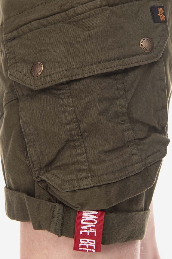 Σορτς Alpha Industries Combat Short 116210 142 πράσινο 116210.142