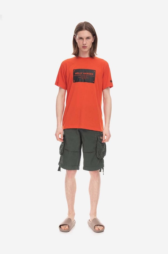 Alpha Industries pamut rövidnadrág Alpha Industries Jet Short 191200 353 191200.353 zöld