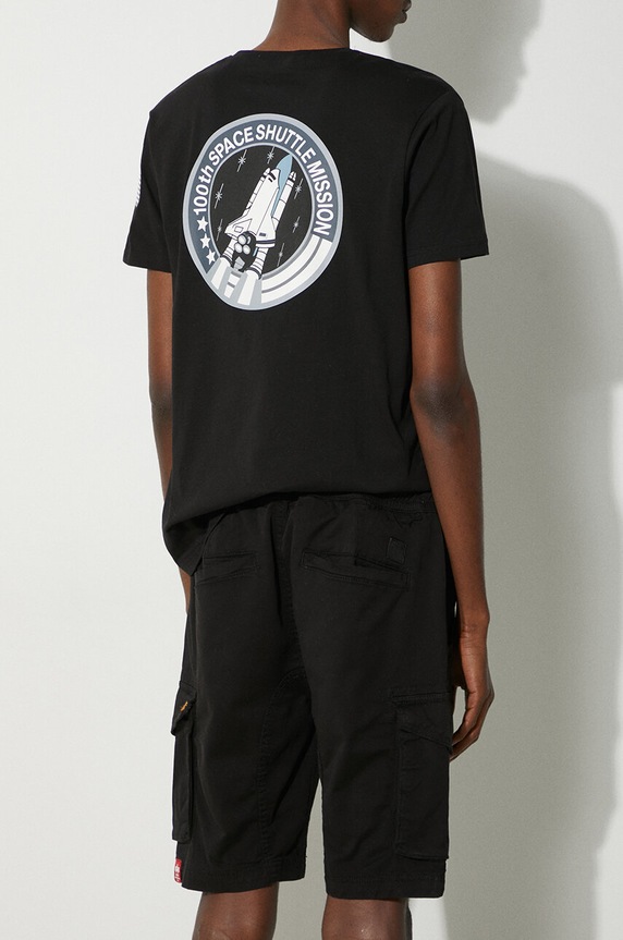 Oblečení Bavlněné šortky Alpha Industries 106251.03 černá