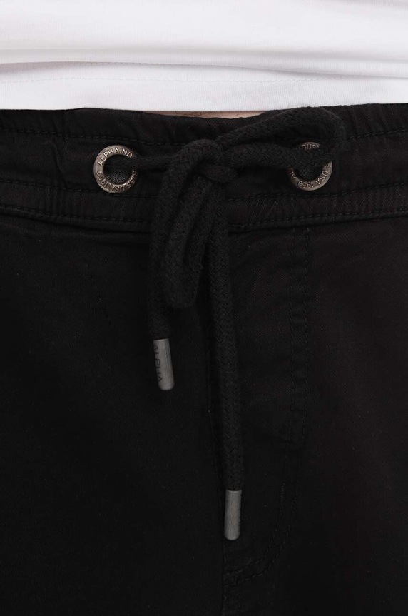 Alpha Industries pantaloncini in cotone 106251.03 nero