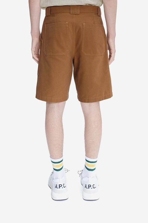 A.P.C. szorty bawełniane COGBJ.H10179 brązowy AA00