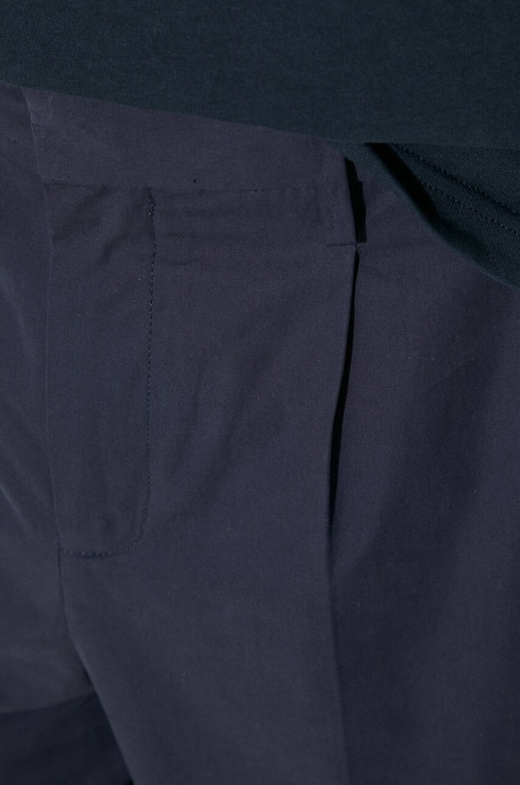 A.P.C. szorty bawełniane COGBM.H10129 granatowy