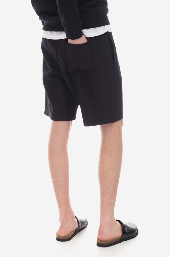 Odzież Carhartt WIP szorty American Script Sweat Short I031685 czarny