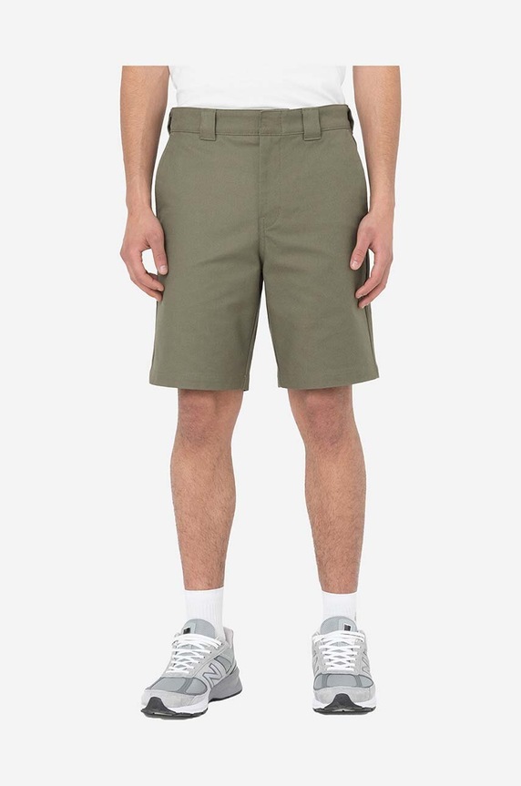 Clothing Dickies cotton shorts Cobden DK0A4XESMGR green