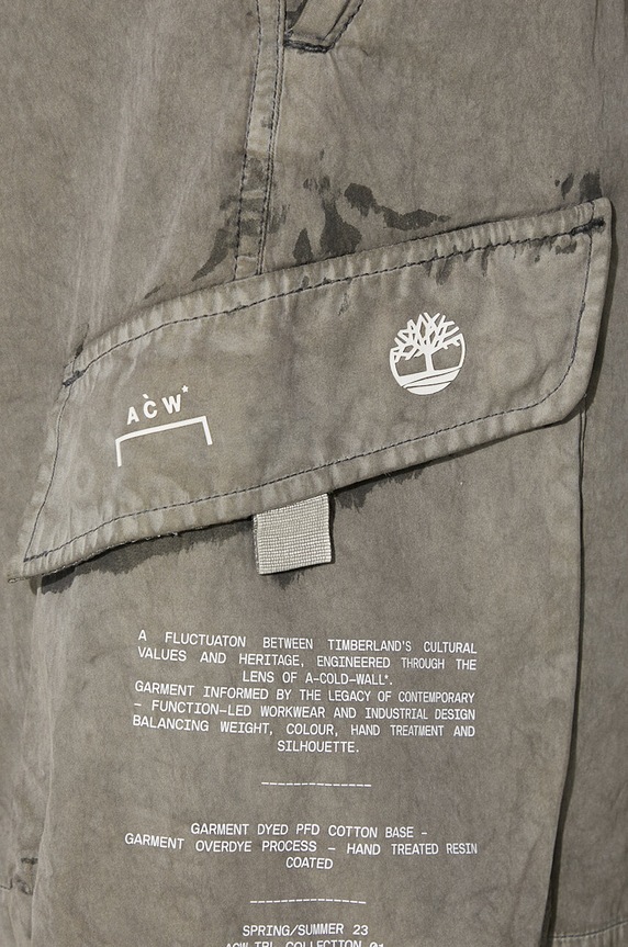 A-COLD-WALL* shorts x Timberland A6TKBC64 gray
