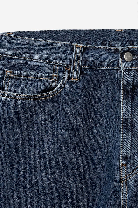 Pamučne traper kratke hlače Carhartt WIP Landon Short I030469