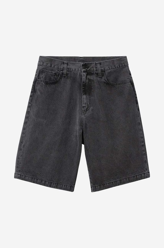 Carhartt WIP szorty jeansowe bawełniane Landon Short czarny I030469
