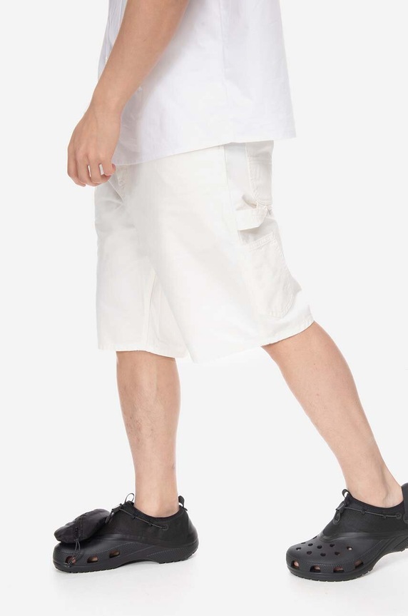 Carhartt WIP szorty bawełniane Single Knee Short I031504 beżowy SS23