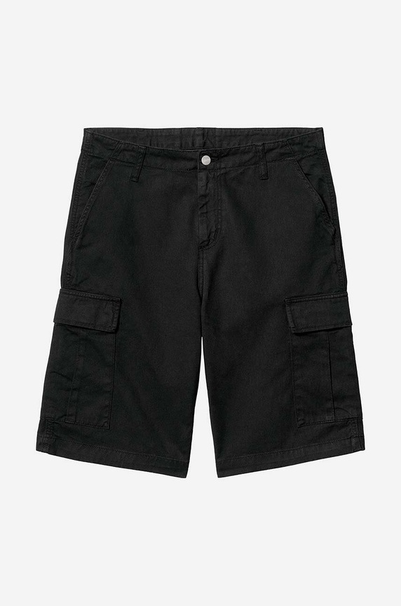 Odzież Carhartt WIP szorty bawełniane Regular Cargo Short I031517 czarny