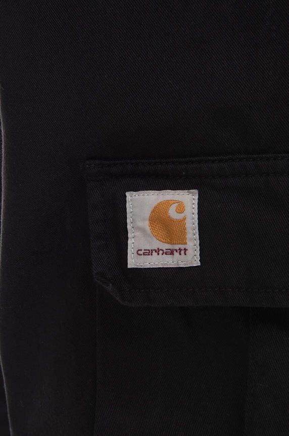 Carhartt WIP szorty bawełniane Regular Cargo Short I031517 czarny