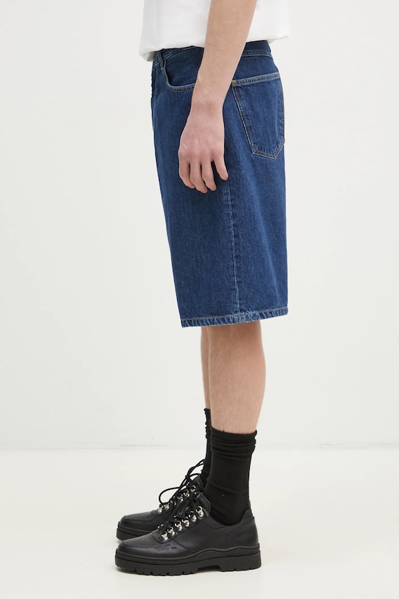 Carhartt WIP pantaloncini di jeans I031919 blu AA00