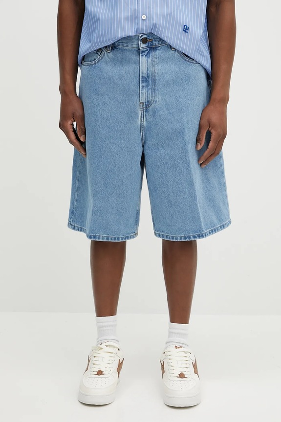 Дънков къс панталон Carhartt WIP син I031919