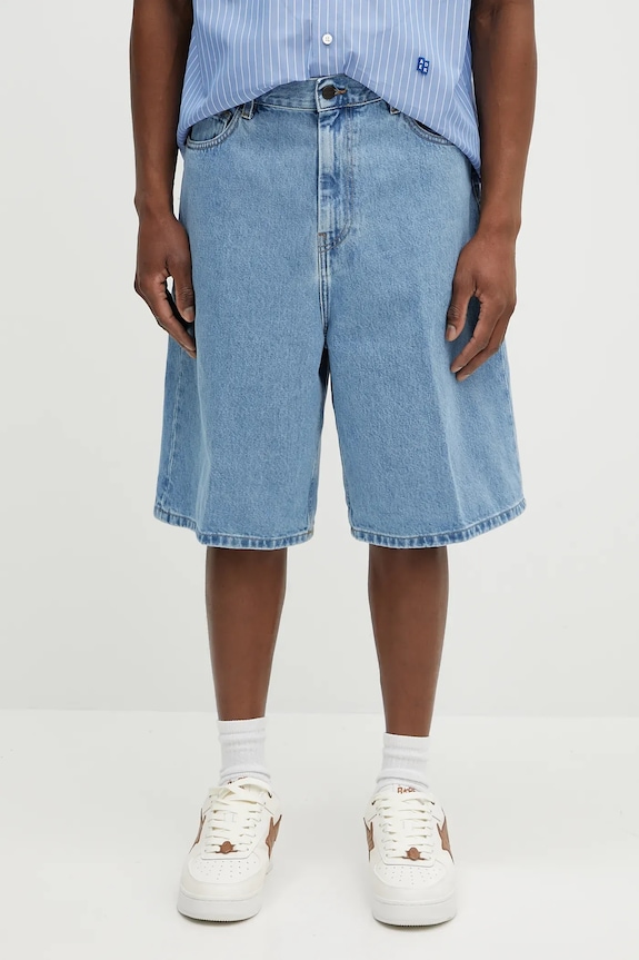 Дънков къс панталон Carhartt WIP син I031919