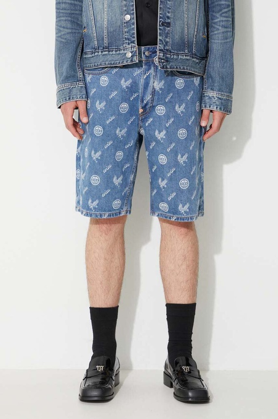 Одежда Джинсовые шорты Evisu 2ESHTM3DS175XXCT голубой